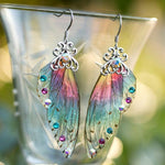 Load image into Gallery viewer, Women&#39;s Colorful Cicada Wing Earrings
