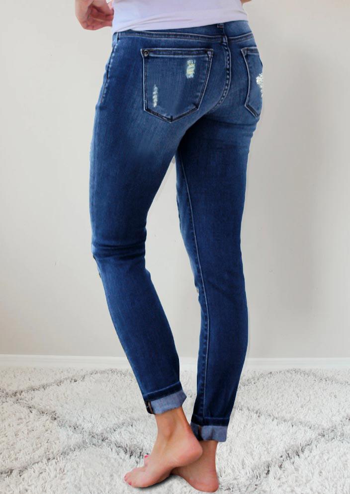 Women's Buffalo Plaid Christmas Jeans