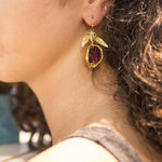 Load image into Gallery viewer, Women&#39;s Golden Pomegranate Fashion Necklace &amp; Earrings
