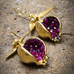 Load image into Gallery viewer, Women&#39;s Golden Pomegranate Fashion Necklace &amp; Earrings
