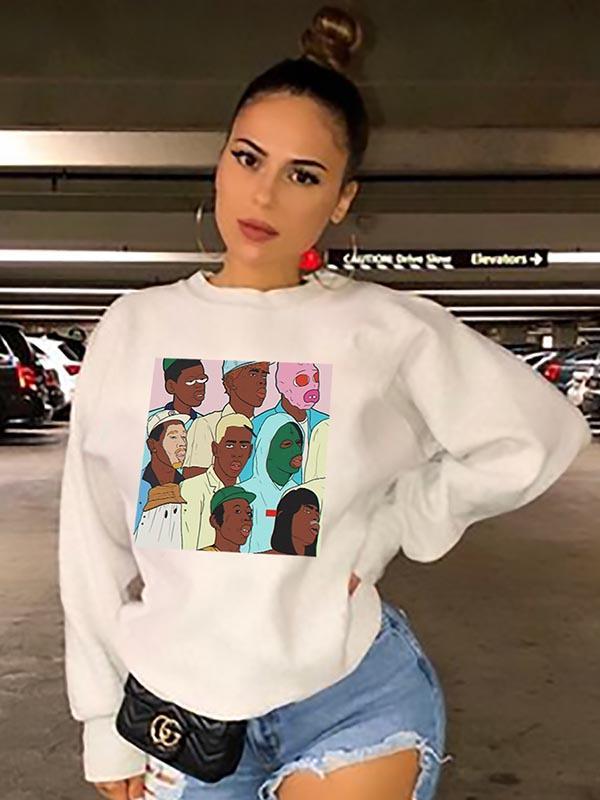 Lady Cartoon Character Avatar Hoodie