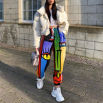 Load image into Gallery viewer, Ladies Fashion European and American Printed Casual Pants
