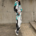 Load image into Gallery viewer, Ladies autumn/winter European and American printed sweater suit
