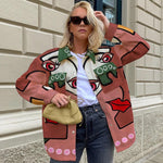 Load image into Gallery viewer, Fashion street print long sleeve jacket
