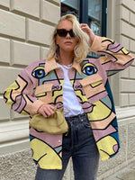 Load image into Gallery viewer, Fashion street print pocket jacket
