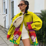 Load image into Gallery viewer, Street girl print pocket jacket
