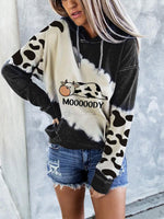 Load image into Gallery viewer, Women&#39;s cute cow print hoodie
