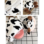 Load image into Gallery viewer, Cow plush bag personality cute messenger bag student cartoon mobile phone shoulder bag
