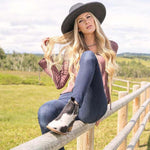 Load image into Gallery viewer, Women Cute Cow Pattern Ankle Boots Cowgirl Boots
