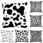 Load image into Gallery viewer, Fashion Cow Pattern Zebra Pattern Black And White Stripes Super Soft Pillowcase
