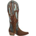 Load image into Gallery viewer, Women Feather Embroidery Western Boots Cowgirl Boots
