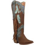 Load image into Gallery viewer, Women Feather Embroidery Western Boots Cowgirl Boots
