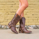 Load image into Gallery viewer, Women Detachable Belt Cowboy Boots——Two Ways To Wear
