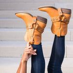 Load image into Gallery viewer, Women Detachable Belt Cowboy Boots——Two Ways To Wear
