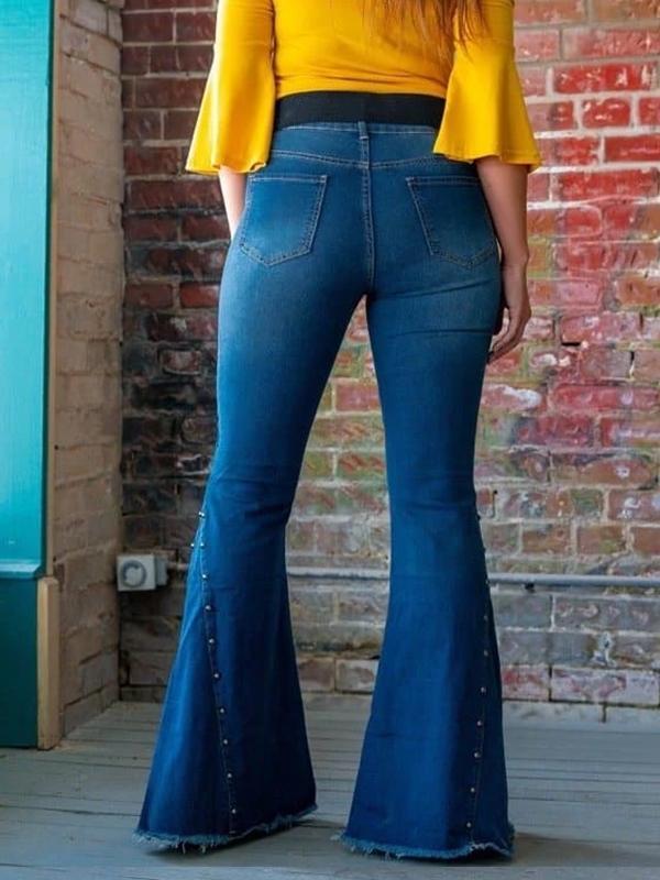 Desert Print Pockets Cowgirl Jeans