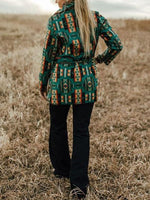 Load image into Gallery viewer, Women&#39;s Western Ethnic Print Coat
