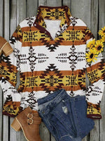 Load image into Gallery viewer, Ladies Western Printed Casual Pullover
