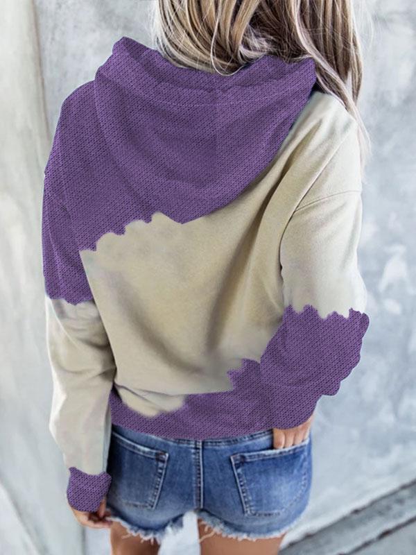 Women's cute cow print hoodie