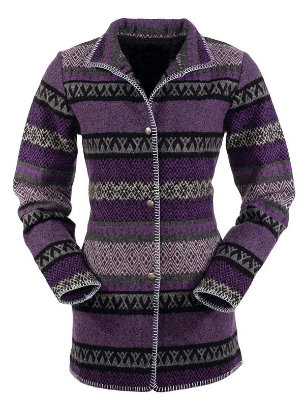 Women's casual lapel loose western style jacket