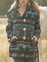 Load image into Gallery viewer, Woman Plus Size Black Plain Casual Outerwear
