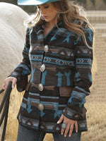 Load image into Gallery viewer, Woman Plus Size Black Plain Casual Outerwear
