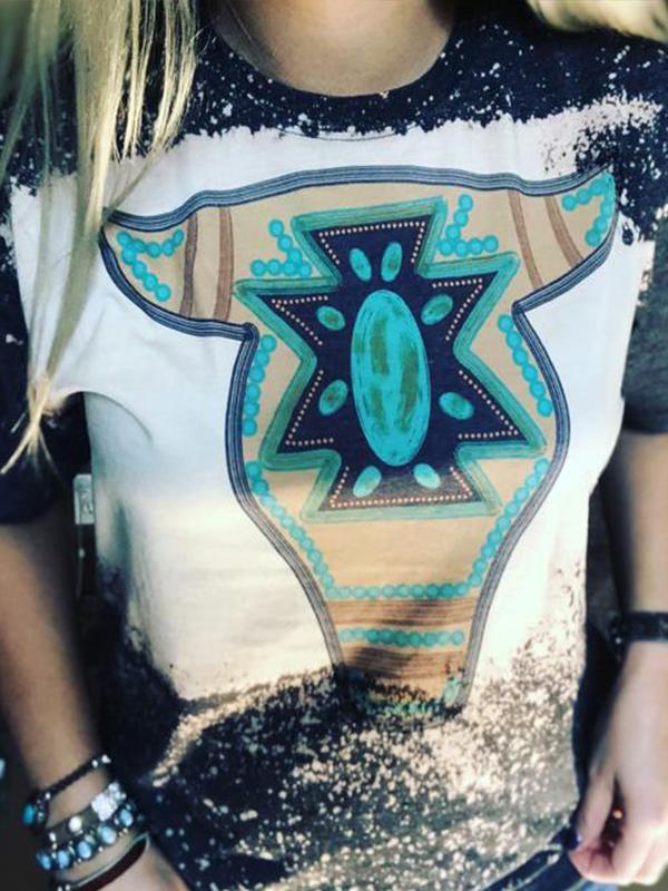 Western Women's Printed T-shirt