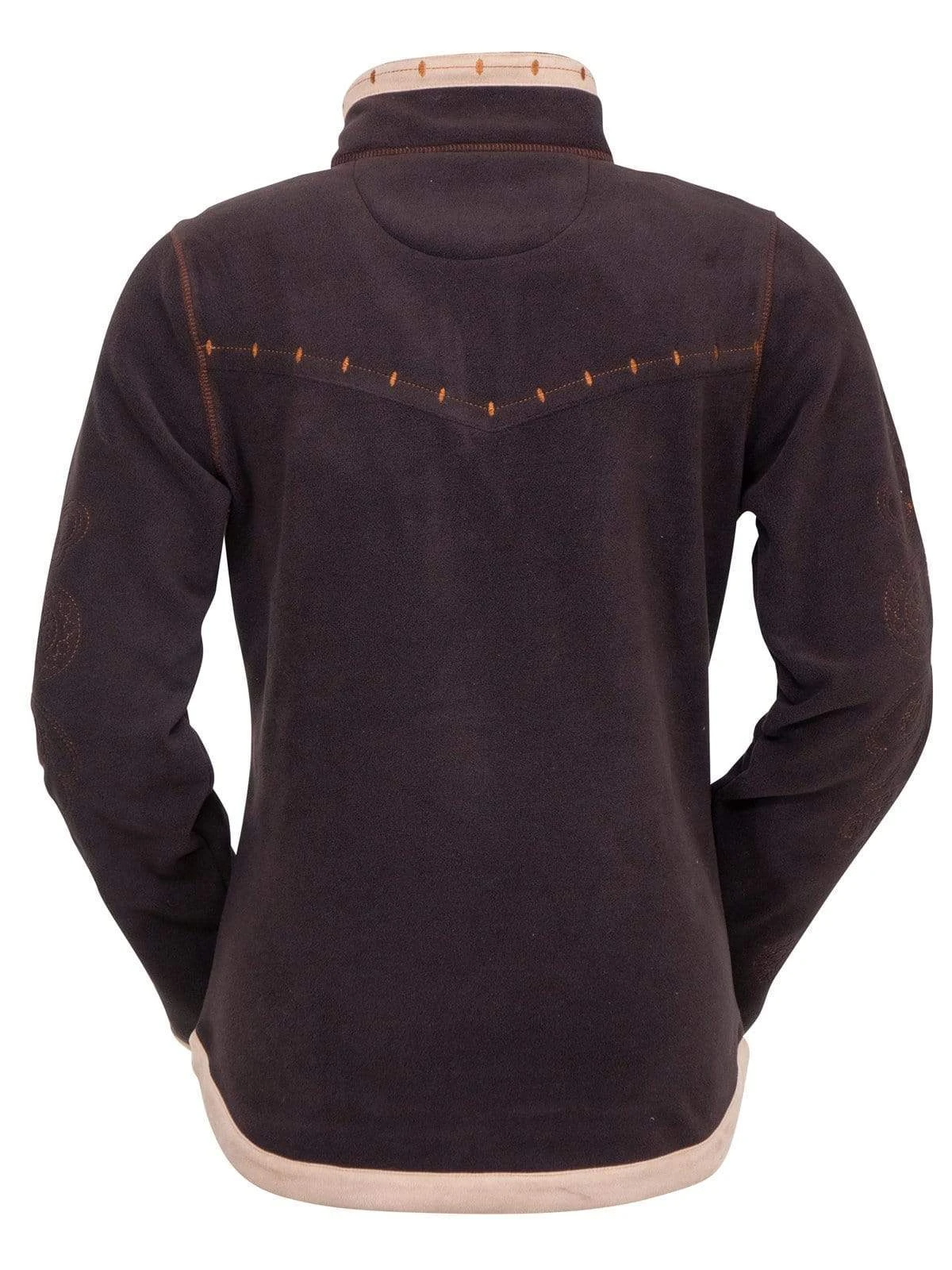 Ladies western ethnic elements casual stand collar pocket sweatshirt