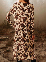 Load image into Gallery viewer, Western Style Cow Pattern Printed Long-Sleeved Cardigan
