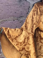 Load image into Gallery viewer, Western Style Gold Velvet Cardigan
