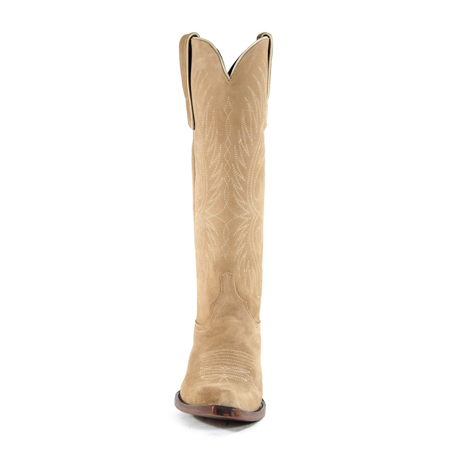 Women Embroidered Mid-Tube Cowgirl Boots Western Boots