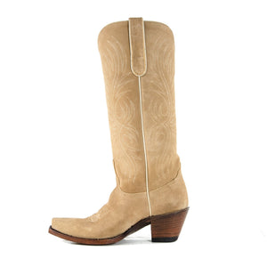 Women Embroidered Mid-Tube Cowgirl Boots Western Boots