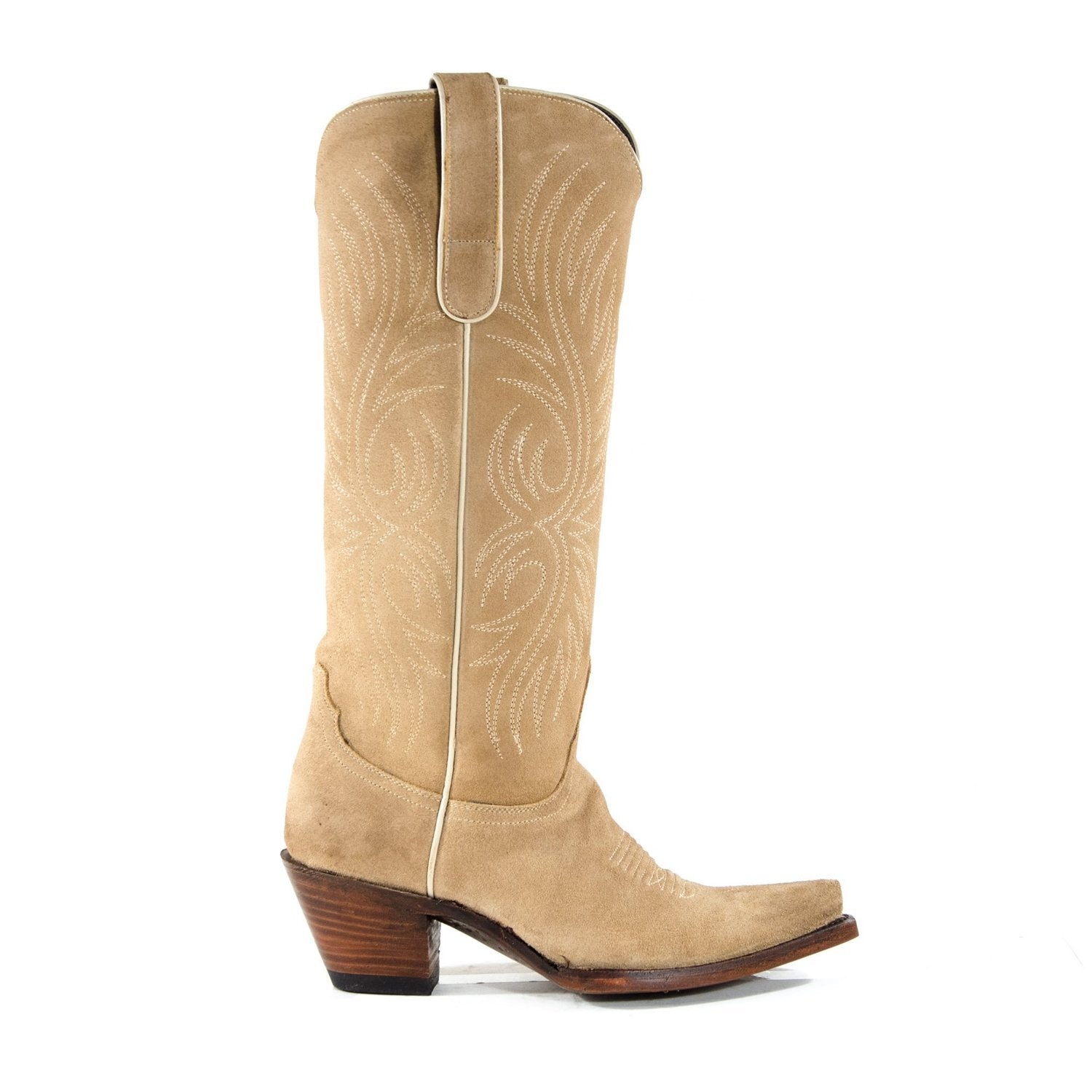 Women Embroidered Mid-Tube Cowgirl Boots Western Boots