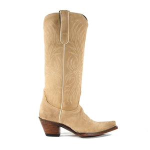 Women Embroidered Mid-Tube Cowgirl Boots Western Boots