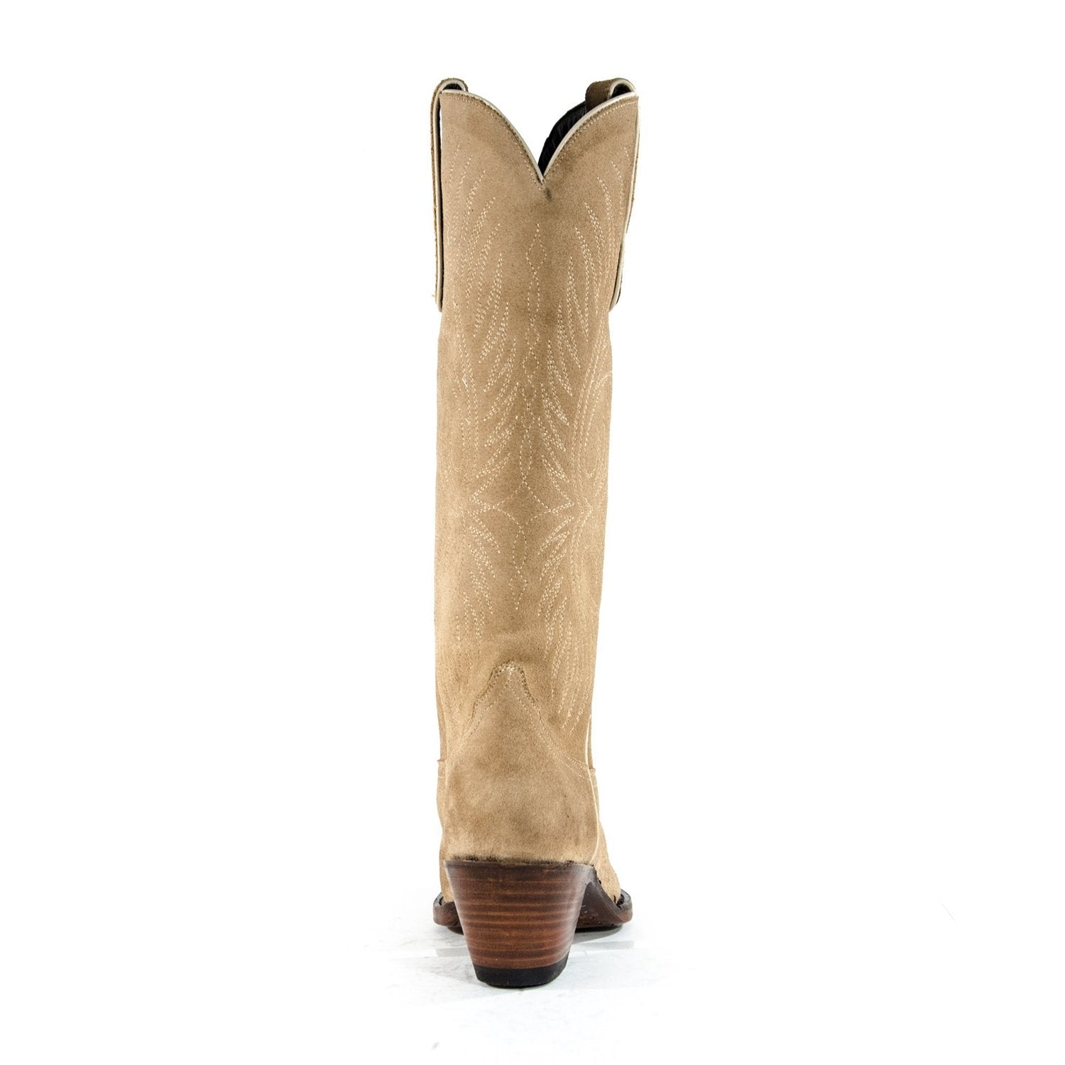 Women Embroidered Mid-Tube Cowgirl Boots Western Boots