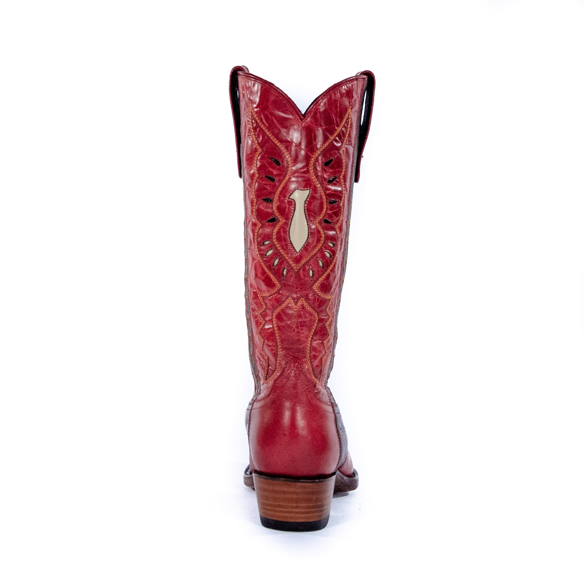 Women Vintage Embroidered Cowgirl Boots
