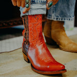 Load image into Gallery viewer, Women Vintage Embroidered Cowgirl Boots
