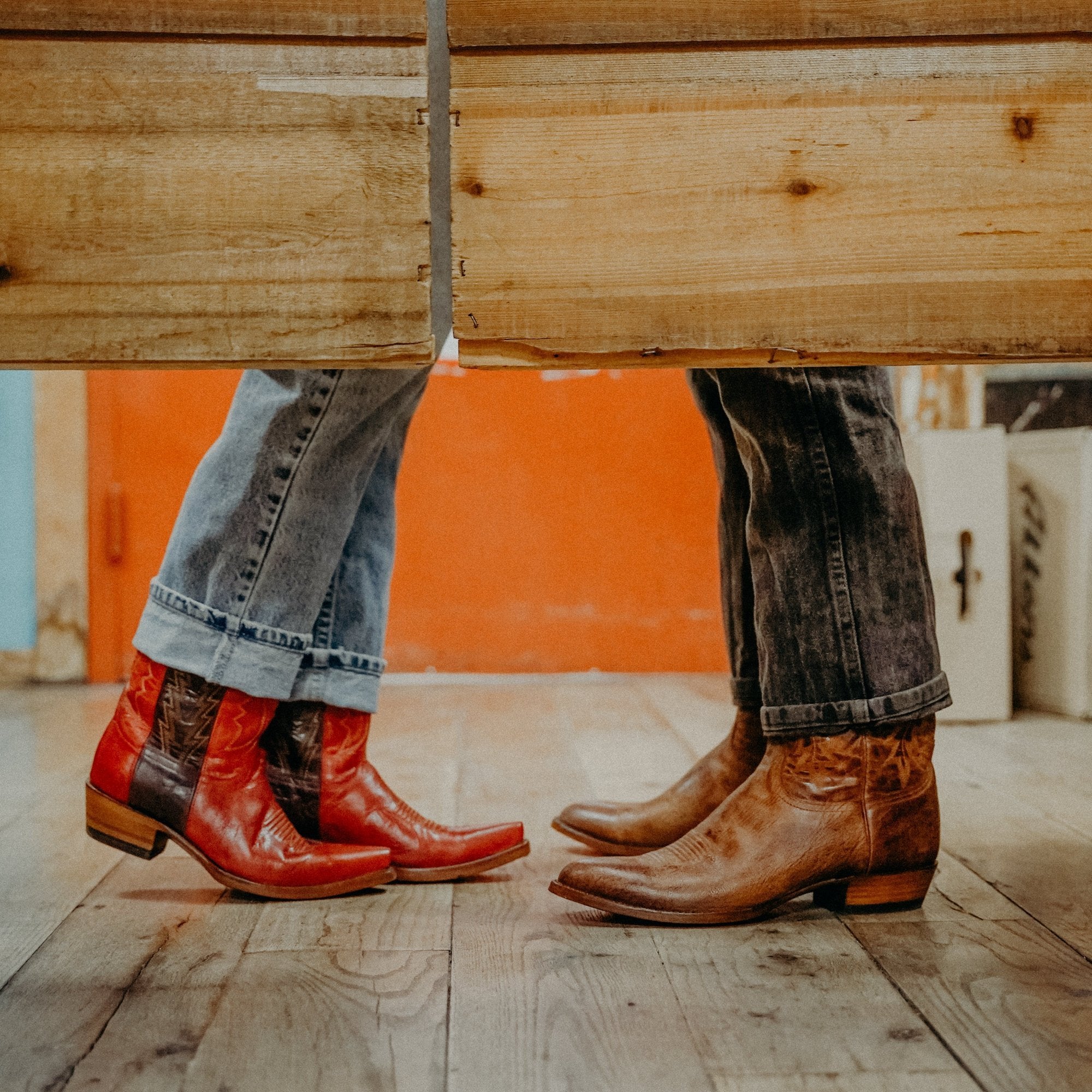 Women Vintage Embroidered Cowgirl Boots