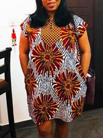 Load image into Gallery viewer, Casual V-neck Short Sleeve Dress
