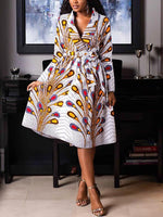 Load image into Gallery viewer, Vintage African Print Dress
