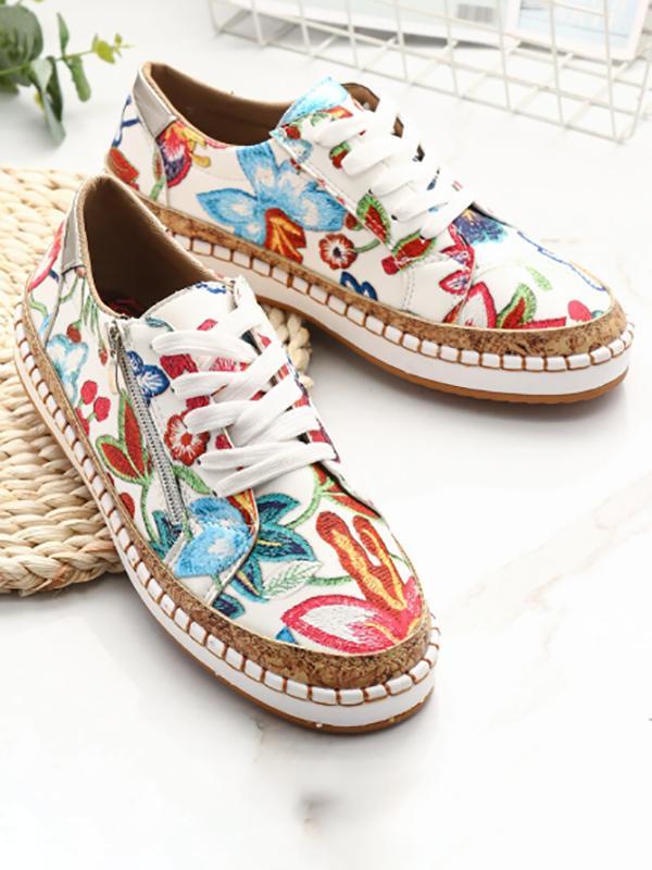Ladies Printed Casual Shoes