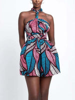 Load image into Gallery viewer, Women&#39;s printed DIY multi-wear jumpsuit
