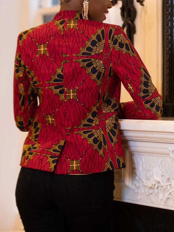 Women's African Printed Blazer