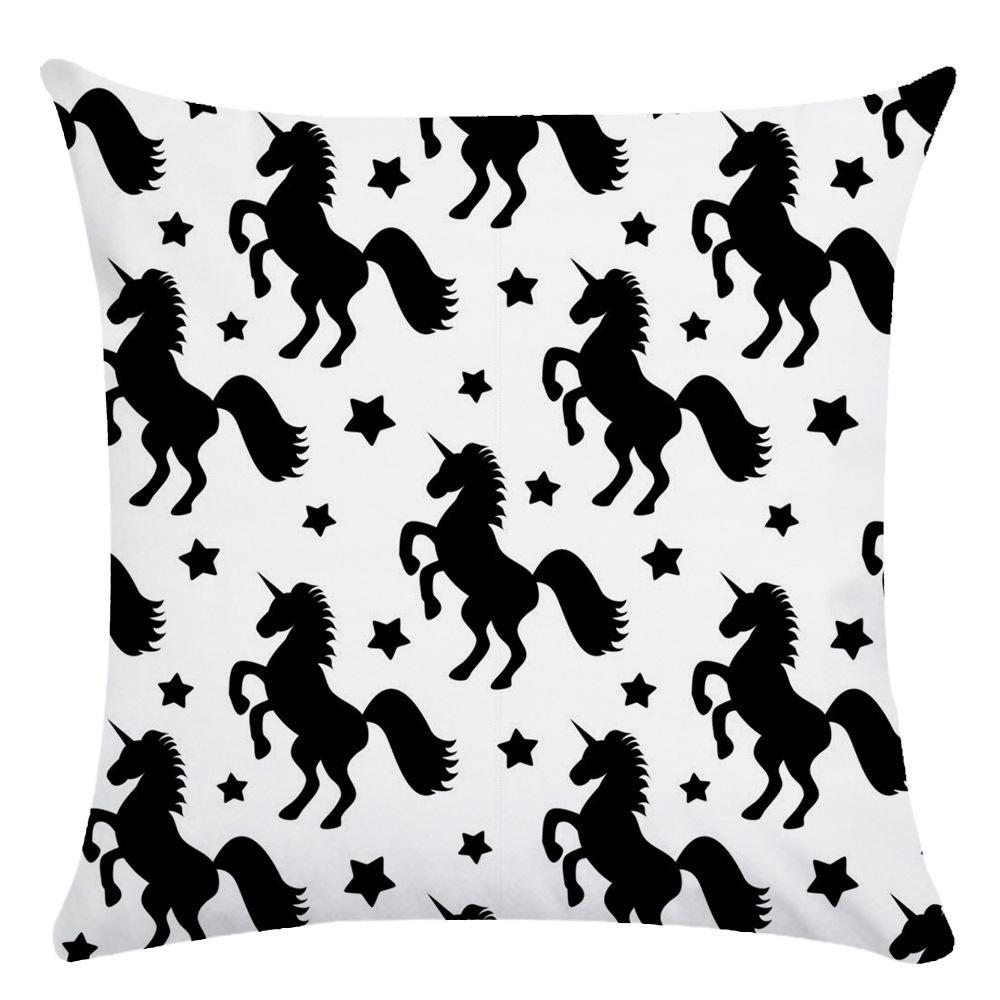 Fashion Cow Pattern Zebra Pattern Black And White Stripes Super Soft Pillowcase
