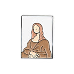 Load image into Gallery viewer, Portrait painting brooch
