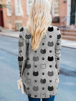 Load image into Gallery viewer, Women&#39;s Pet Cartoon Print Casual Cardigan
