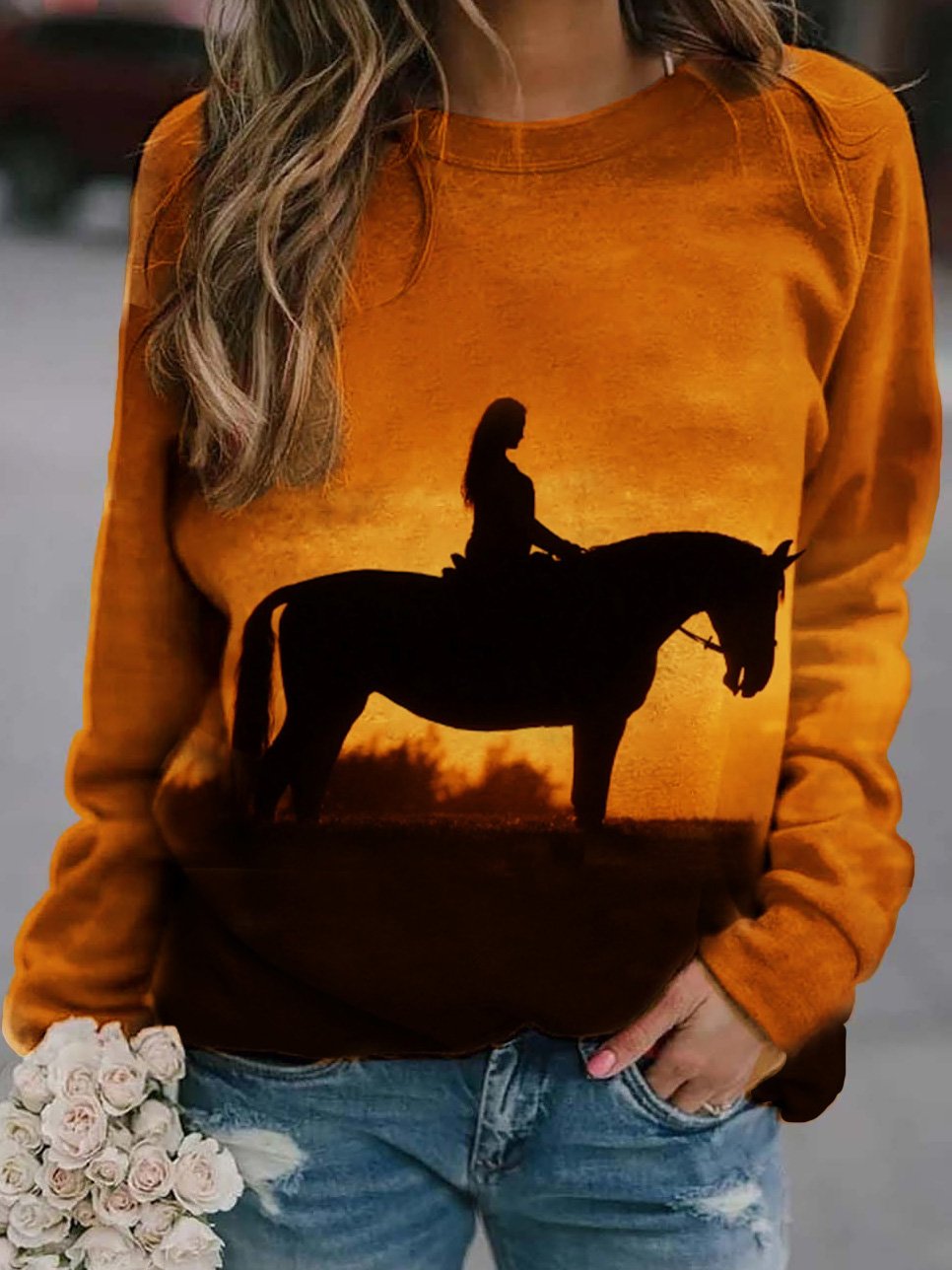 Women's Equestrian Casual Sweatshirt