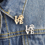 Load image into Gallery viewer, Love Dog claw brooch
