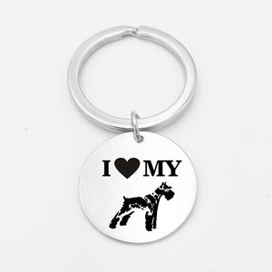 Stainless steel dog pendant