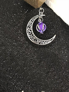 4 colors luminous beads moon pumpkin necklace moon pendant luminous necklace
