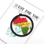 Load image into Gallery viewer, Map Fashion Print Earrings
